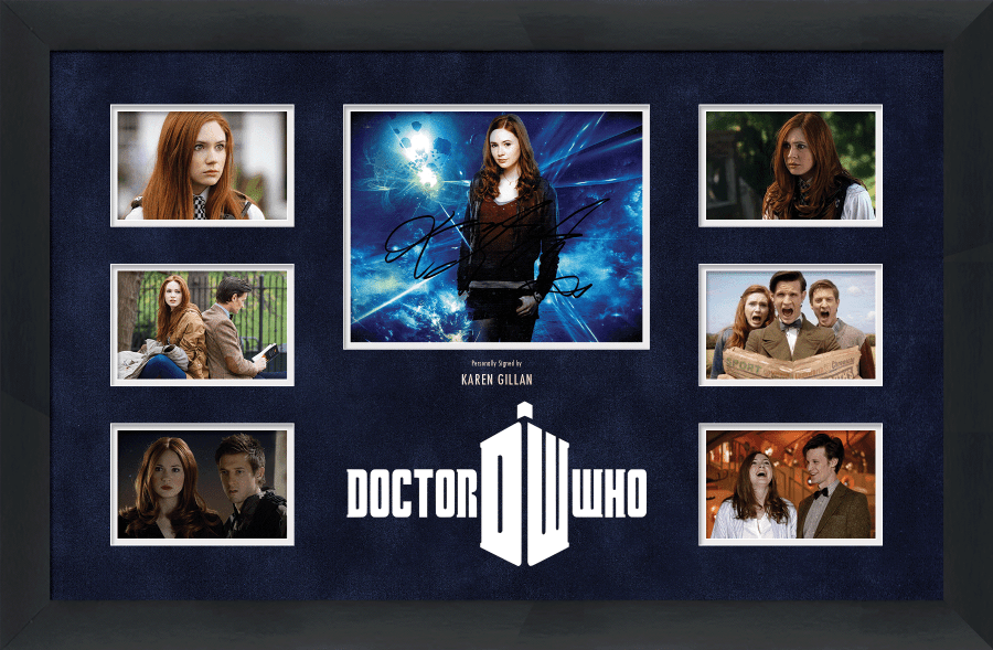 Doctor Who Photograph Display Signed by Karen Gillan - Memorabilia Framers Shop
